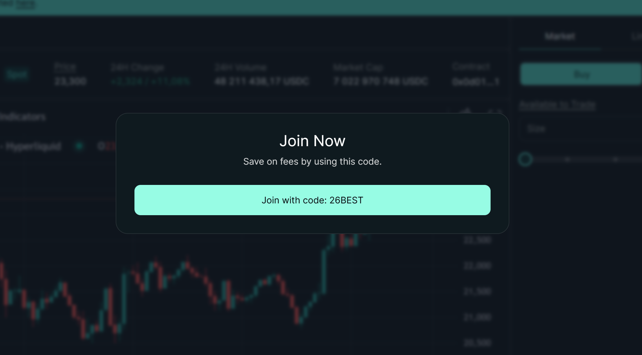 Código de indicação Hyperliquid